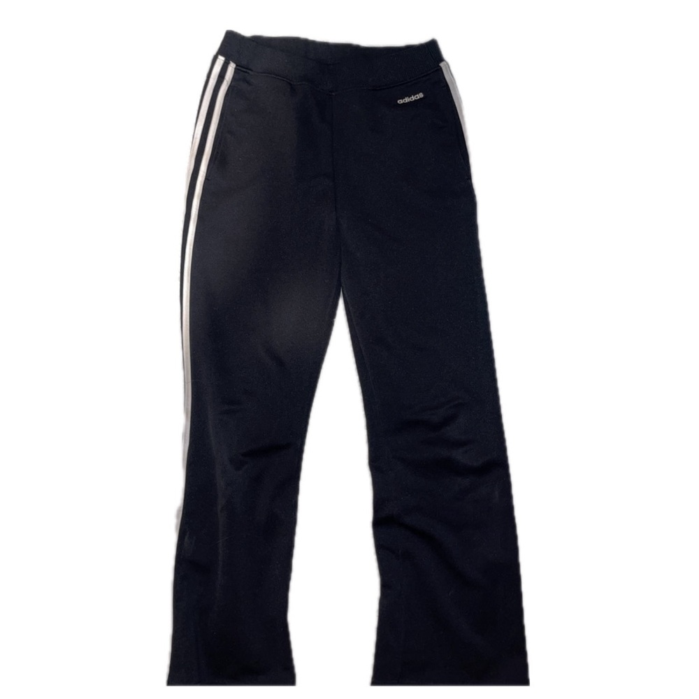 ADIDAS- VINTAGE ADICOLOR CLASSICS BECKENBAUER TRACK PANTS in BLACK AND WHITE🖤🤍